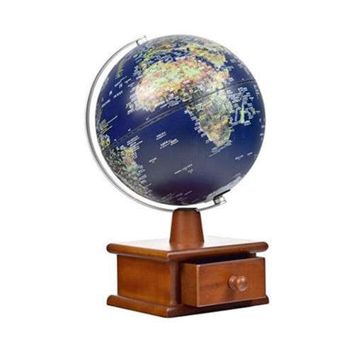 Globe - Wooden Storage Box