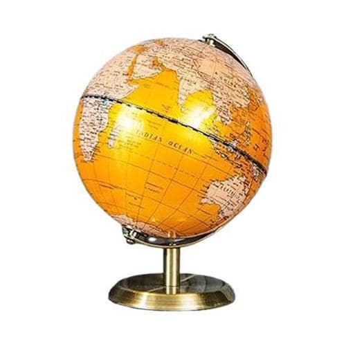 Metal Globe Orange - World/Earth