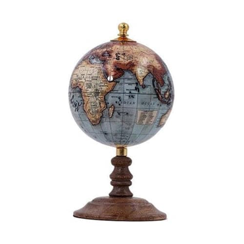 Vintage Blue Globe (American Style)