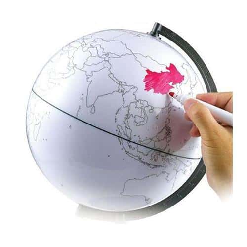 Erasable Globe