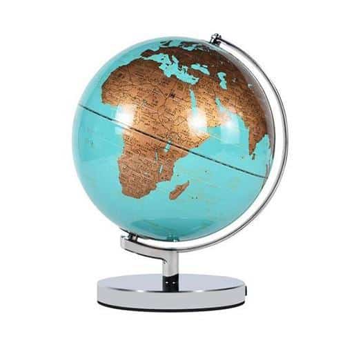 Metallic Chrome Globe (Sky Blue)