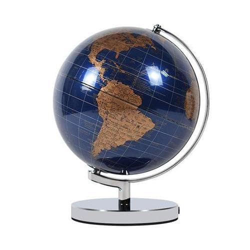 Metallic Chrome Globe (Midnight Blue)