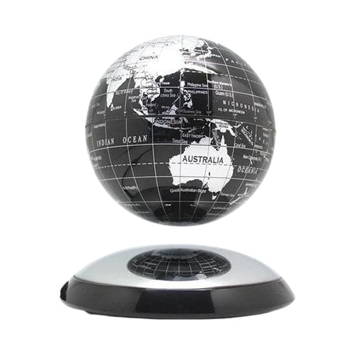 Levitating Globe (Black Sphere)
