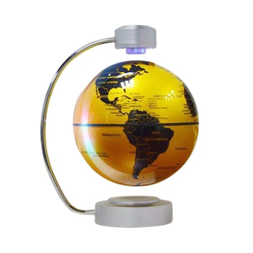 Magnetic Globe - Thin Support (Gold Sphere)