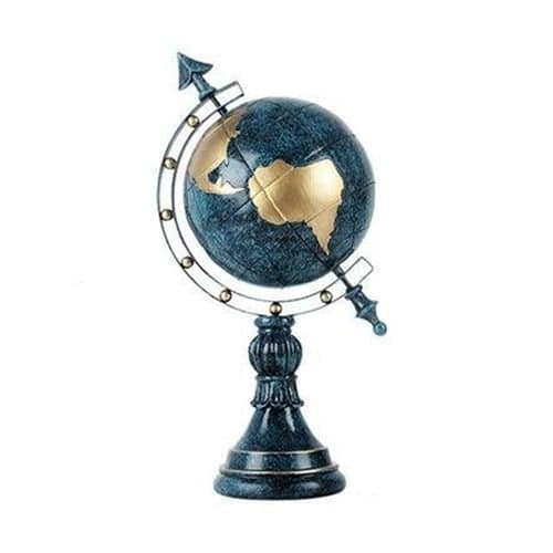 Blue Globe Statuette (40Cm)